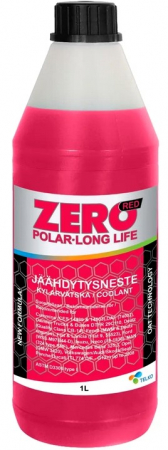 ZERO POLAR Jäähdytysneste Longlife Red 100 % 1L