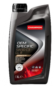 CHAMPION Moottoriöljy OEM SPECIFIC 5W-30 C3 LL III 1L