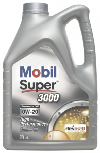 MOBIL Moottoriöljy SUPER 3000 FORMULA OV 0W-20 5L