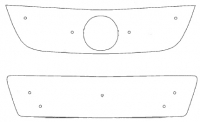 Maskisuoja Volkswagen Touran 2003-2006