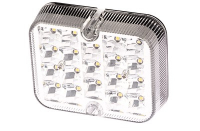 AUTOLINE Peruutusvalo 19xLED 12-24V 100x80mm