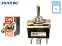 Autolite Metallinen Vipukatkaisin / On-Off-On / 6-Napainen