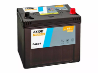 EXIDE Premium EA654 / 12V, 65Ah, 580A / 230x173x220 - +
