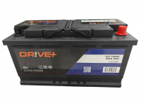 DRIVE+ AKKU 12V, 100AH, 900A / 353 x 175 x 190