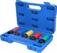 KS TOOLS 1/2" alumiinivanteiden voimahylsysarja, 5-osainen