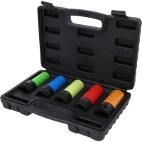 KS TOOLS 1/2" alumiinipyörän voimahylsysarja, 5 kpl