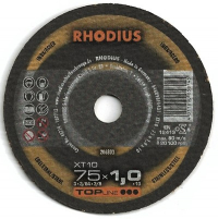 RHODIUS  Katkaisulaikka   XT10 TOP  75 x 1,0 x 10mm