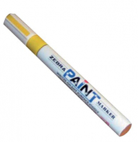 ZEBRA Maalikynä PYÖRÖKÄRKI 2mm KELTAINEN