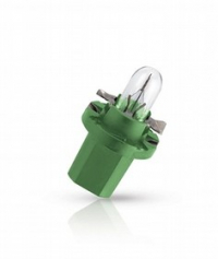 Polttimo PHILIPS 12V 2W BAX8,5d/2 vihreä