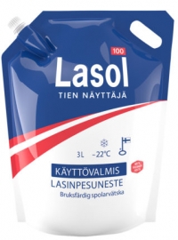 LASOL 100 -22 Käyttövalmis pussi 3L