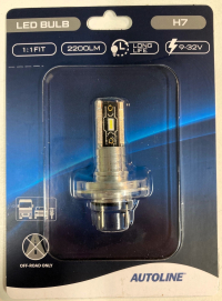 Polttimo AUTOLINE LED H7 9-32V 2200lm