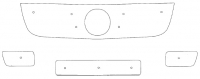 Maskisuoja Volkswagen Transporter T5 2010-7/2015