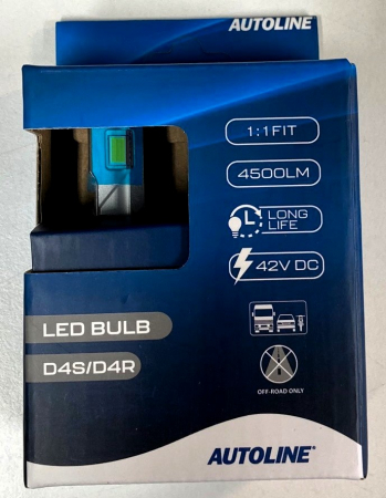 Polttimo AUTOLINE LED D4S/D4R 42V 4500lm