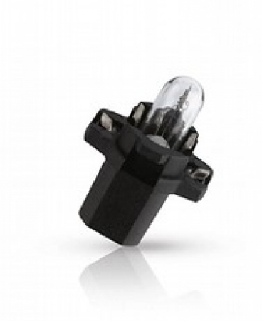 Polttimo PHILIPS 12V 1,2W BAX8,3s/1,35 Musta
