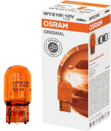 Polttimo OSRAM Original 12V WY21W AMBER