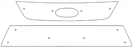 Maskisuoja Ford Transit 2007-2012