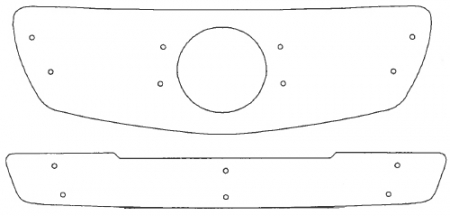 Maskisuoja Mercedes 204C Avantgarde 2007-2011