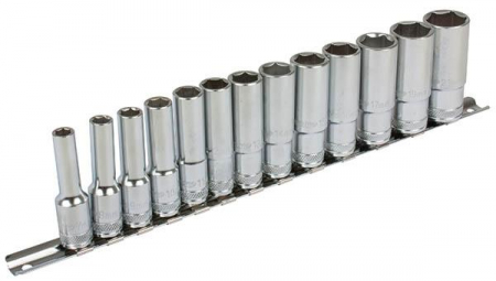 BOXO 3/8" PITKÄT HYLSYT KISKOSSA 7-21mm 13-osainen