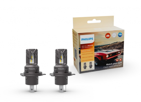 Polttimopari PHILIPS LED H4/H19 12V ULTINON CLASSIC