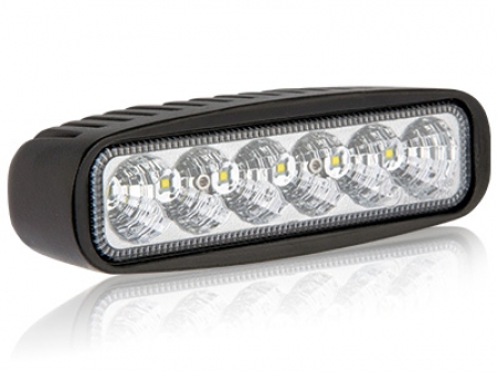 BULLBOY LED Peruutus- ja työvalo 1440LM 18W SUORAKAIDE 9-32V