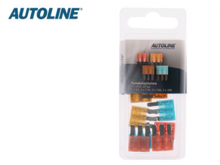 Autoline Laattasulakelajitelma Micro3 10kpl 