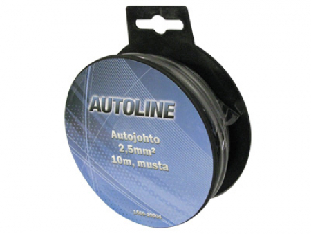 Autoline Autojohto Musta 2,50mm2 10m