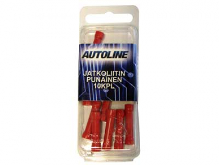 Autoline  JATKOLIITIN Punainen  10kpl