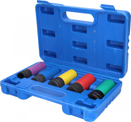 KS TOOLS  1/2" alumiinivanteiden voimahylsysarja, 5-osainen